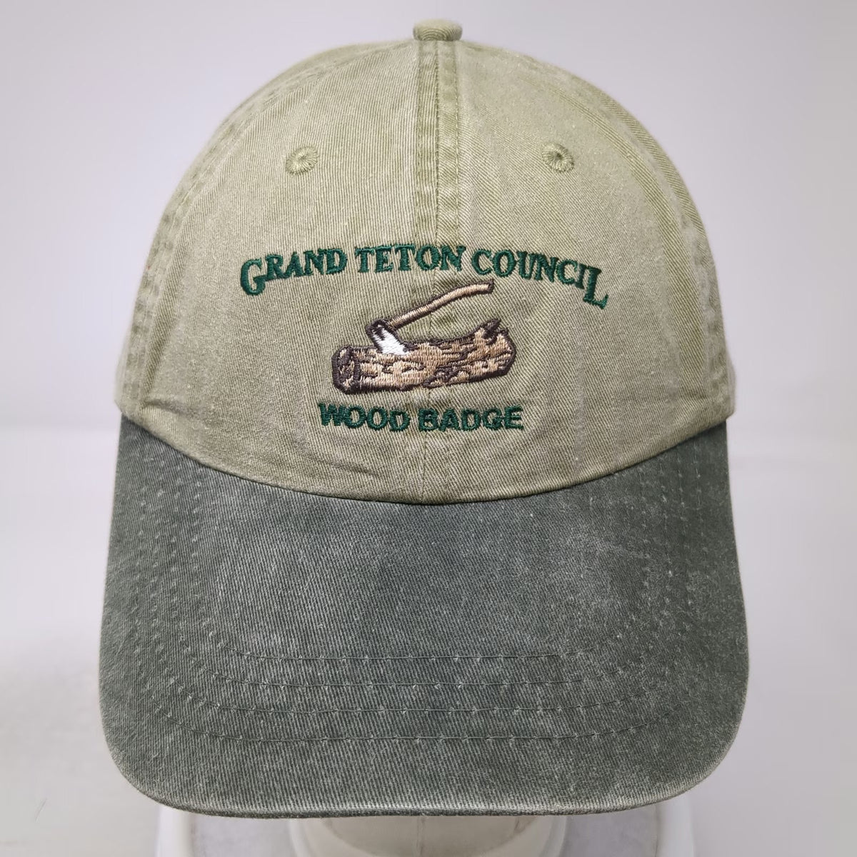 Port & Company Baseball Cap Green One Size Grand Teton Council Wood Badge Hat
