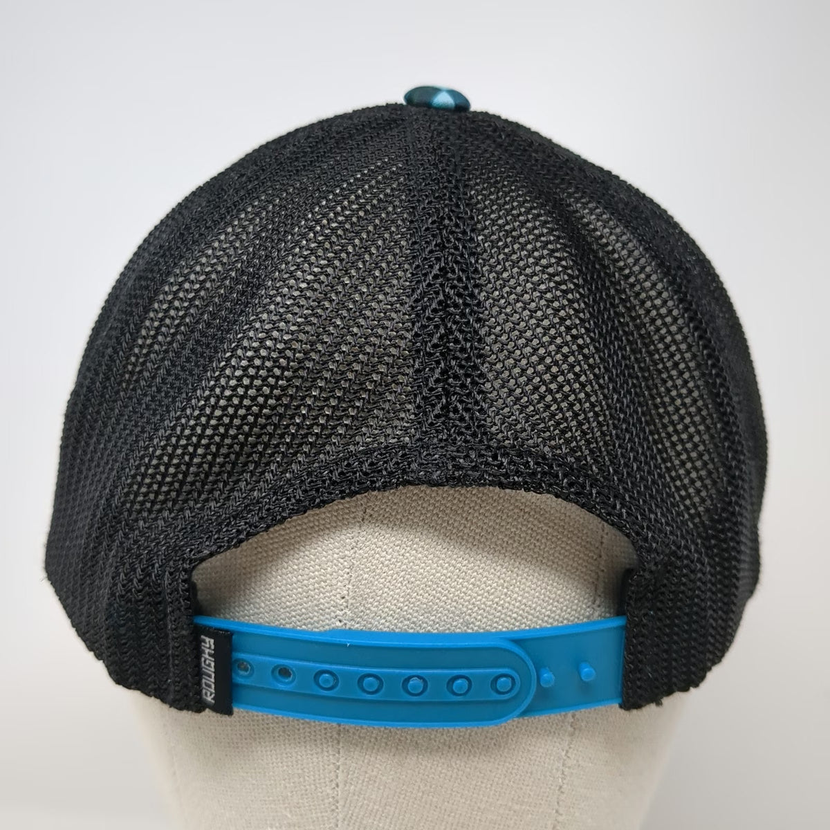 Hooey Trucker Hat Blue One Size Mesh Back Checkerboard Snapback Logo Patch