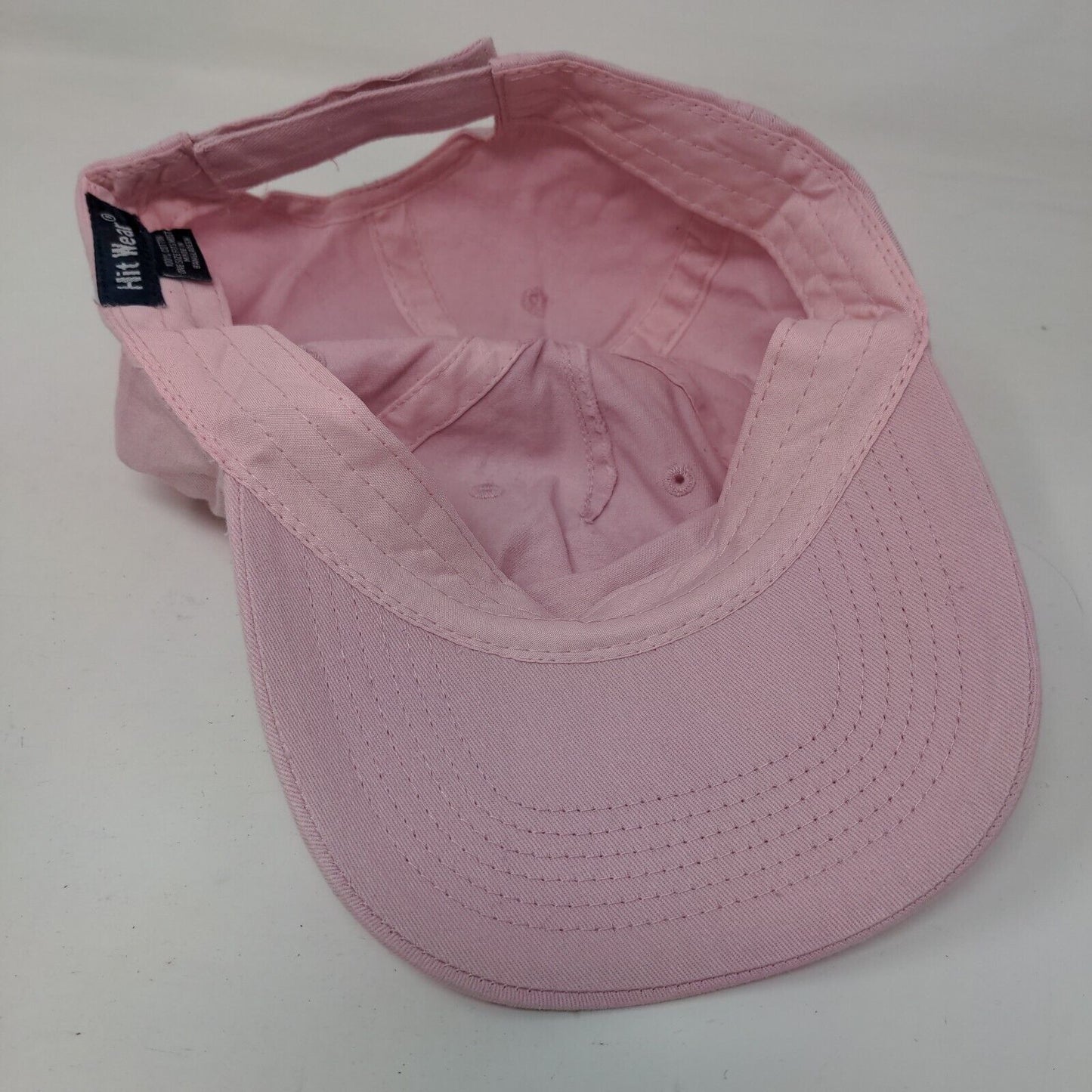 Lakeside Village Strapback Trucker Hat Pink OSFM Adjustable Hit Wear Cotton