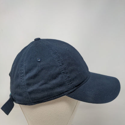 Tommy Hilfiger Slideback Hat Blue One Size Adjustable Embroidered Logo 6 Panel