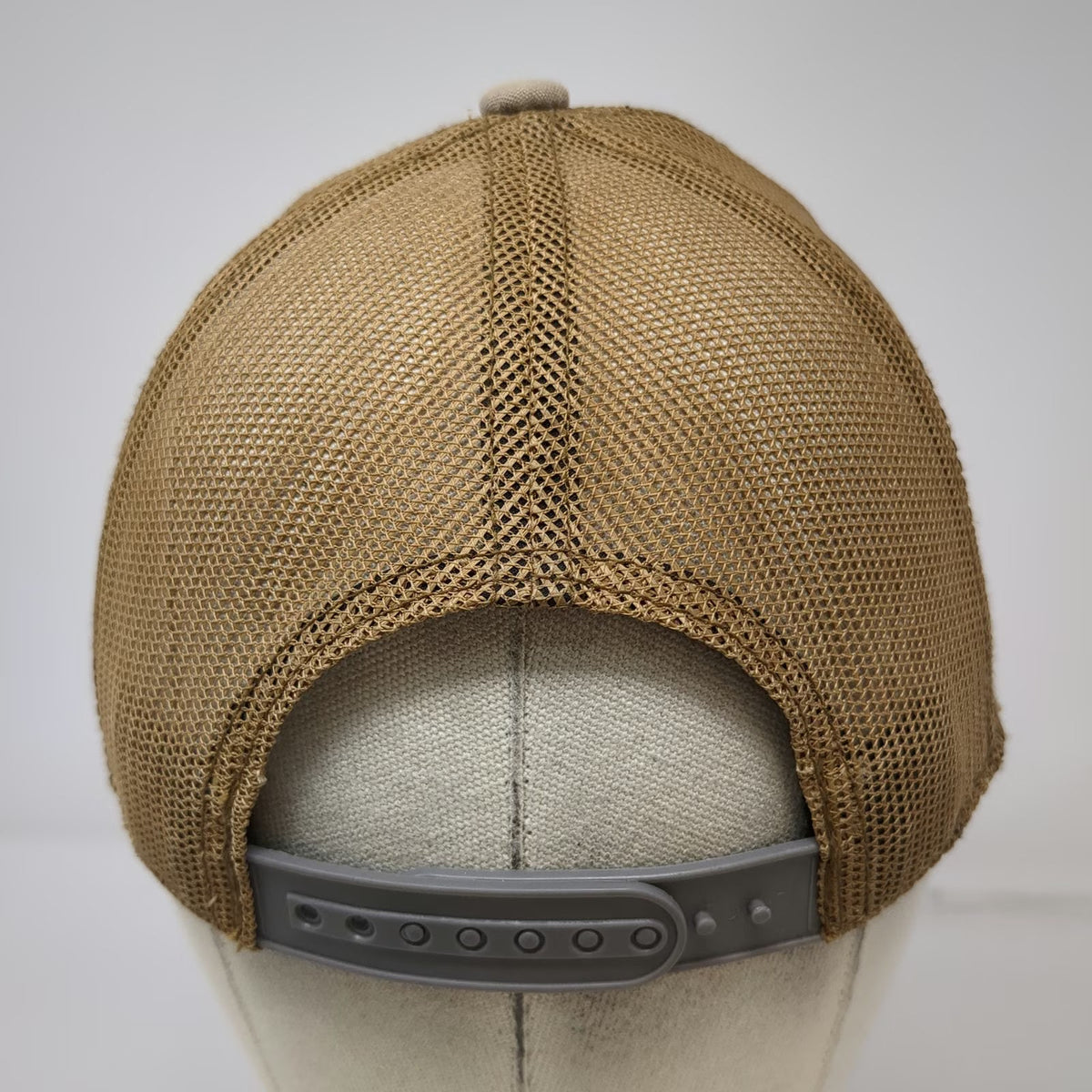 George Trucker Hat Brown One Size Hit The Trails Bicycle Mountain Patch Mesh