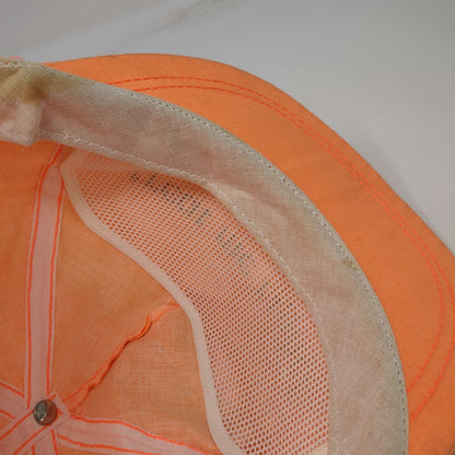 RCC INC Trucker Orange One Size Treat Me Right Snapback Flat Brim Hat USA Made