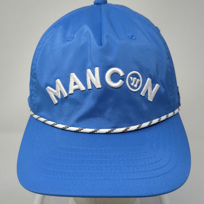 CapX 5 Panel Blue One Size Lacrosse MANCON 2025 Rope Snapback Hat Polyester