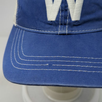 Wallingford LL Pacific Headwear Blue White One Size Trucker Hat Snapback 70th