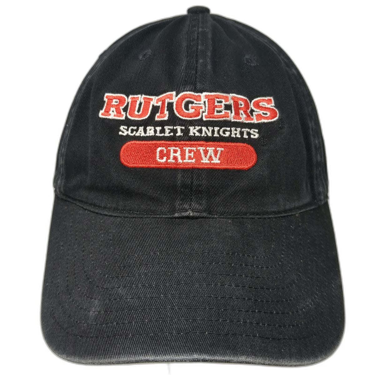 Legacy Baseball Cap Black One Size Rutgers Scarlet Knights Crew Embroidered Hat