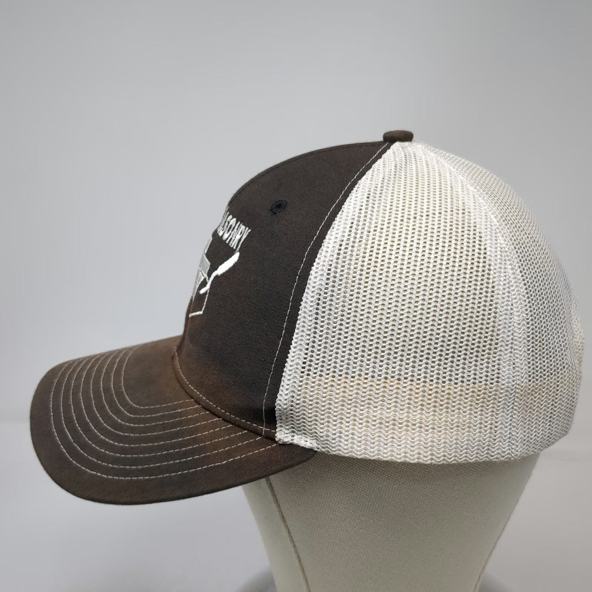 Richardson Trucker Hat Black One Size Brunson Masonry Mesh Snapback Style 112