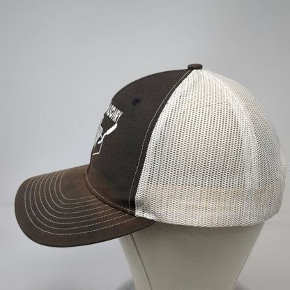 Richardson Trucker Hat Black One Size Brunson Masonry Mesh Snapback Style 112