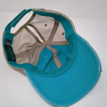 Not Today Heifer Ponyback Trucker Hat Multi OS Adjustable Distressed KB ETHOS