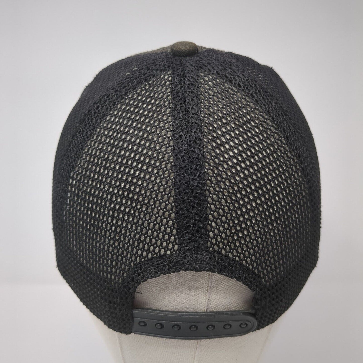 Unbranded Paper Trucker Hat Gray One Size Adjustable Mesh Back Blank