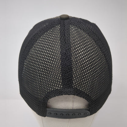 Unbranded Paper Trucker Hat Gray One Size Adjustable Mesh Back Blank