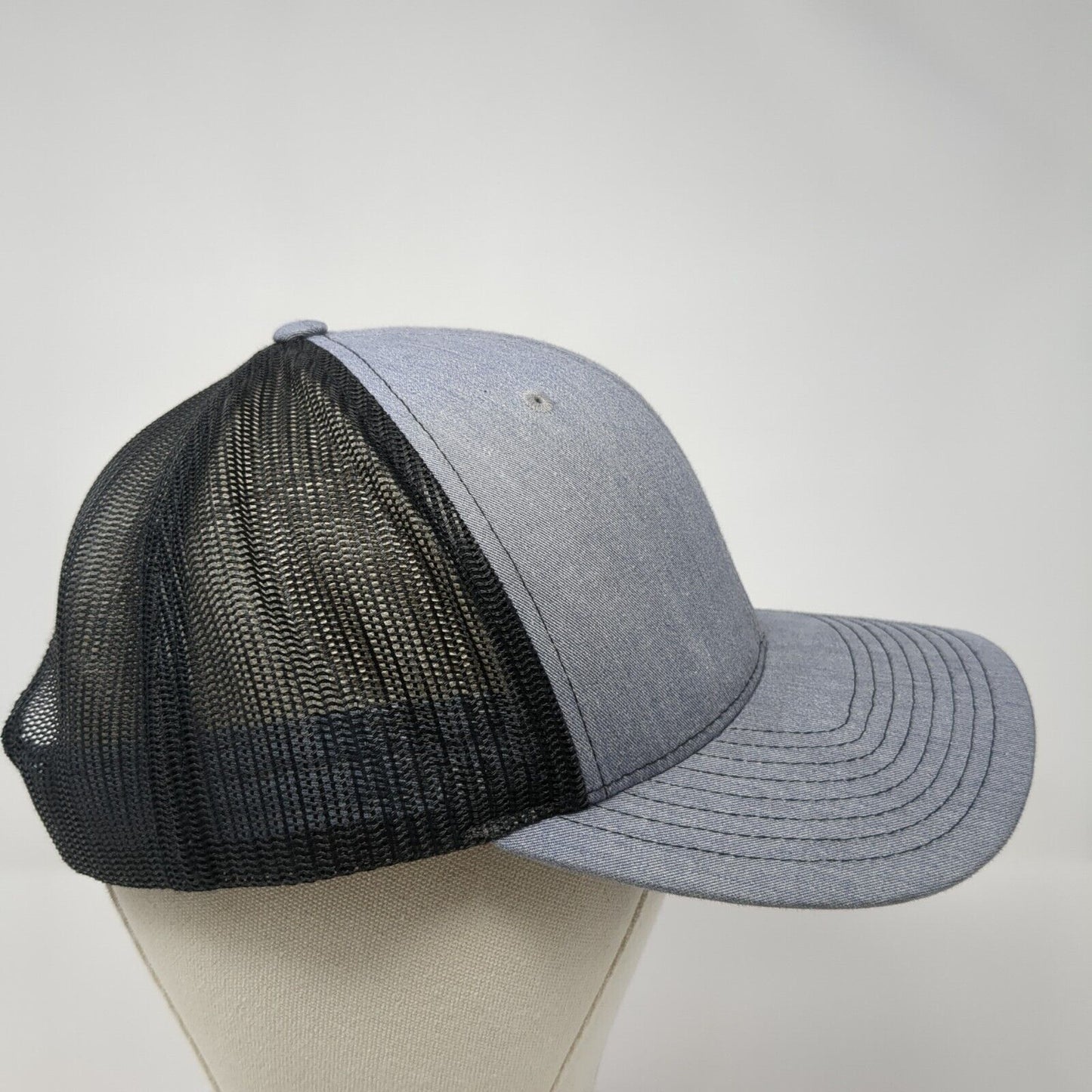 A.S.C. General Contractor Snapback Trucker Hat Gray One Size Mesh Back