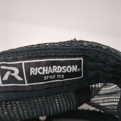 Proof Snapback Mesh Back Trucker Hat Gray One Size Adjustable Richardson