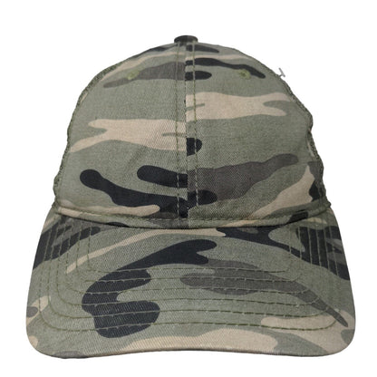 Unbranded Snapback Trucker Hat Camouflage One Size Mesh Back Adjustable