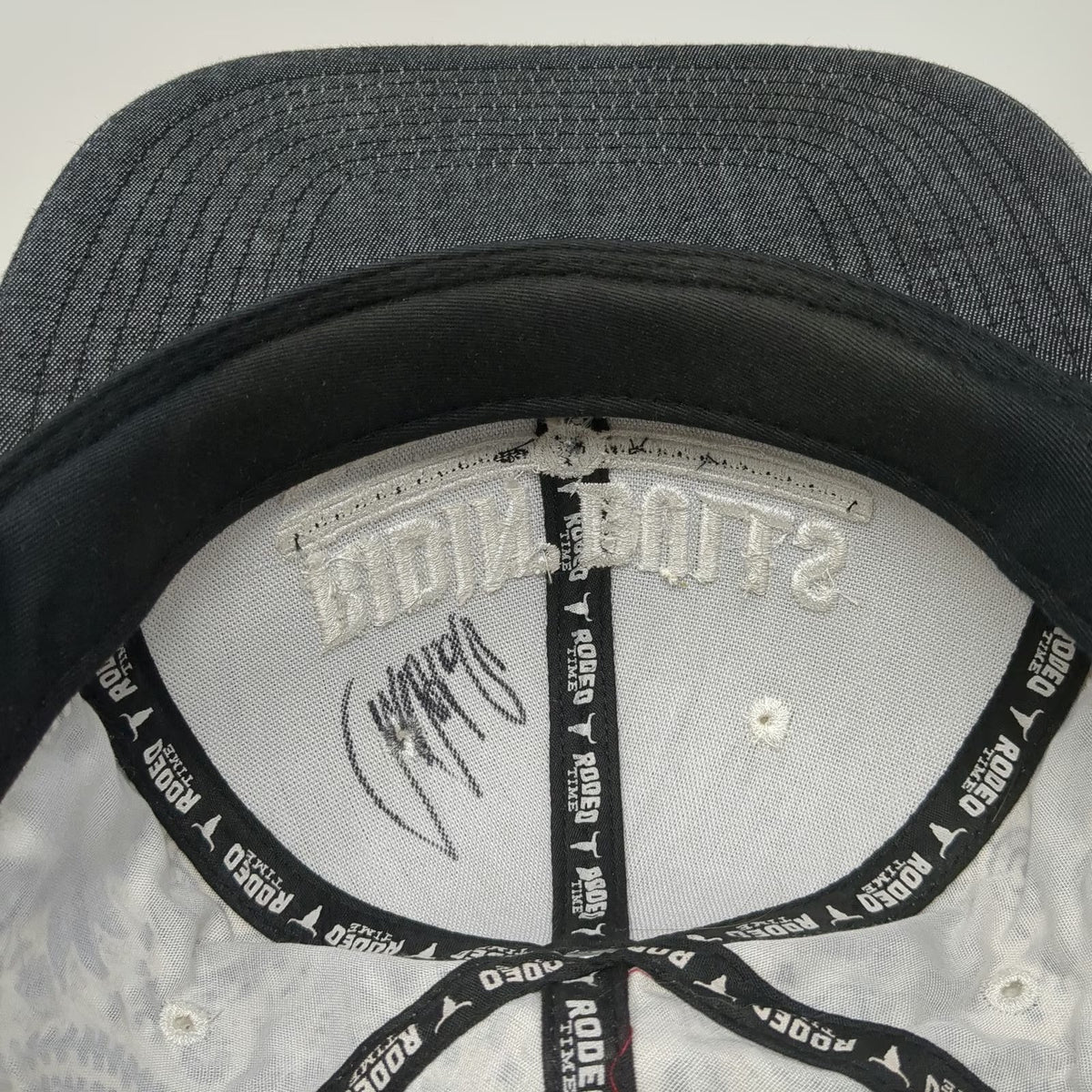 Dale Brisby Snapback Black One Size Ridin Bulls Punchin Fools Paisley Rodeo Hat