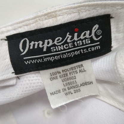 Imperial Snapback White One Size Hat Torrey Pines Golf Club Textured Pattern