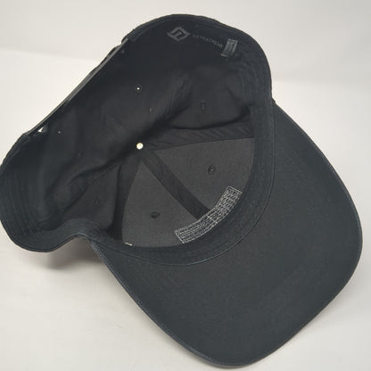 American Flag Snapback Hat Black One Size Adjustable Solid H3 Headwear