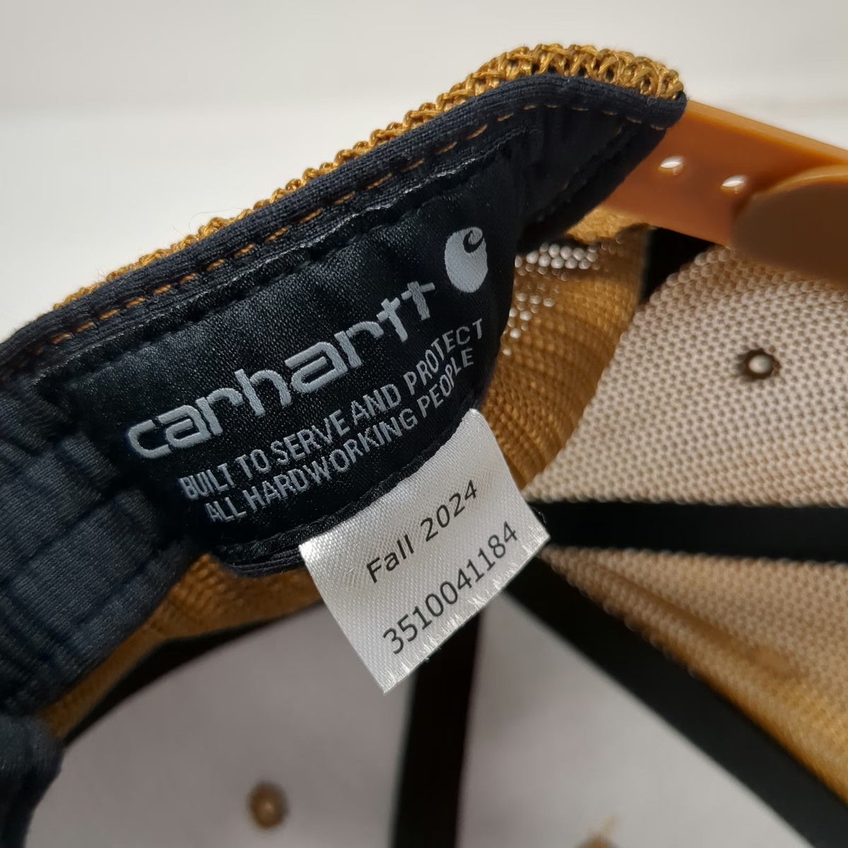 Carhartt Trucker Hat Brown One Size Boise Co-op Market Mesh Back Snapback 1973