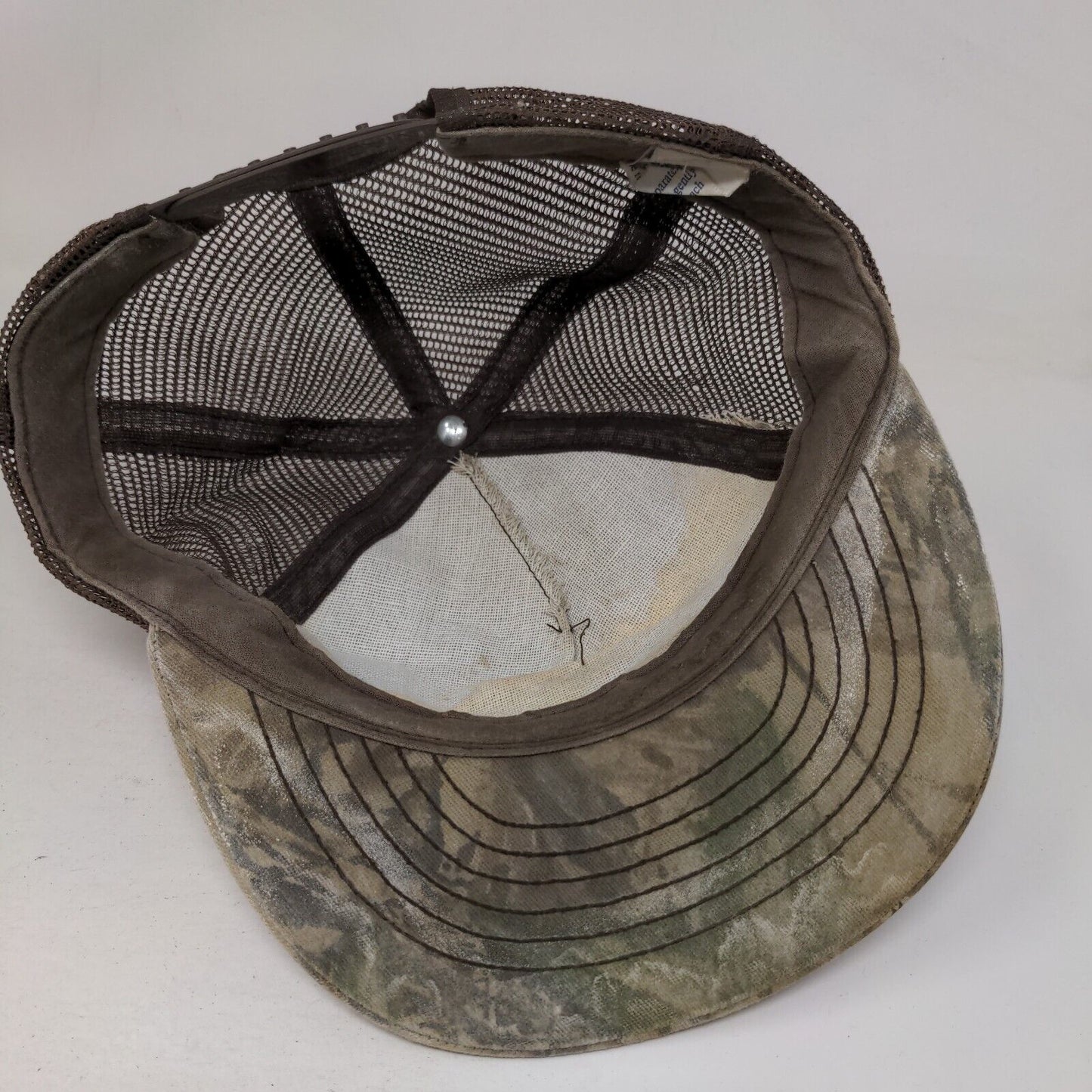 Quality Precast Strong On Service Snapback Mesh Back Trucker Hat Camo OSFA