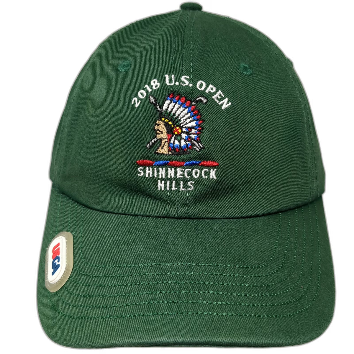 USGA Baseball Cap Green One Size 2018 U.S. Open Shinnecock Hills Member Hat
