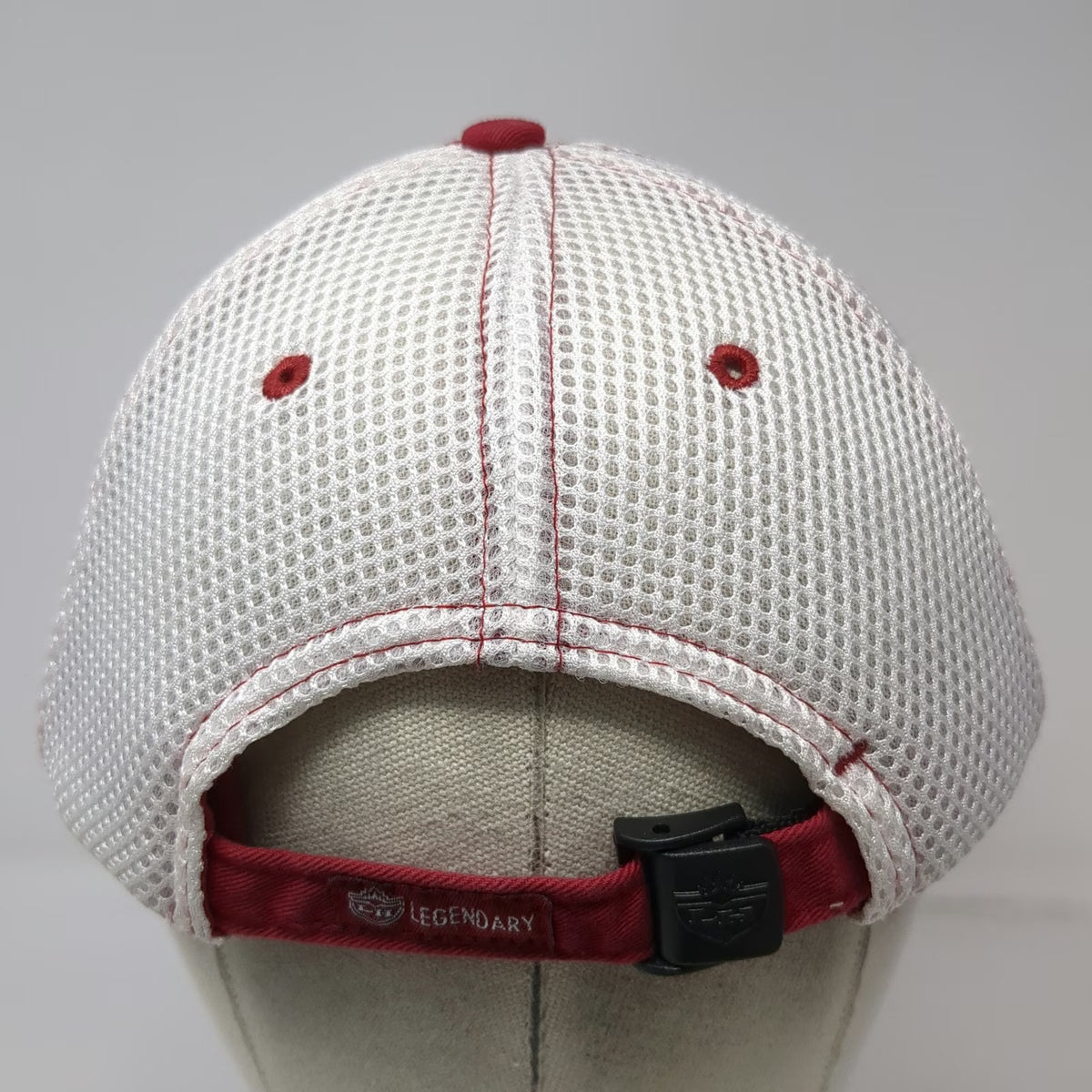 Legendary Baseball Cap Red White One Size Tamarack Resort Osprey Meadows Hat