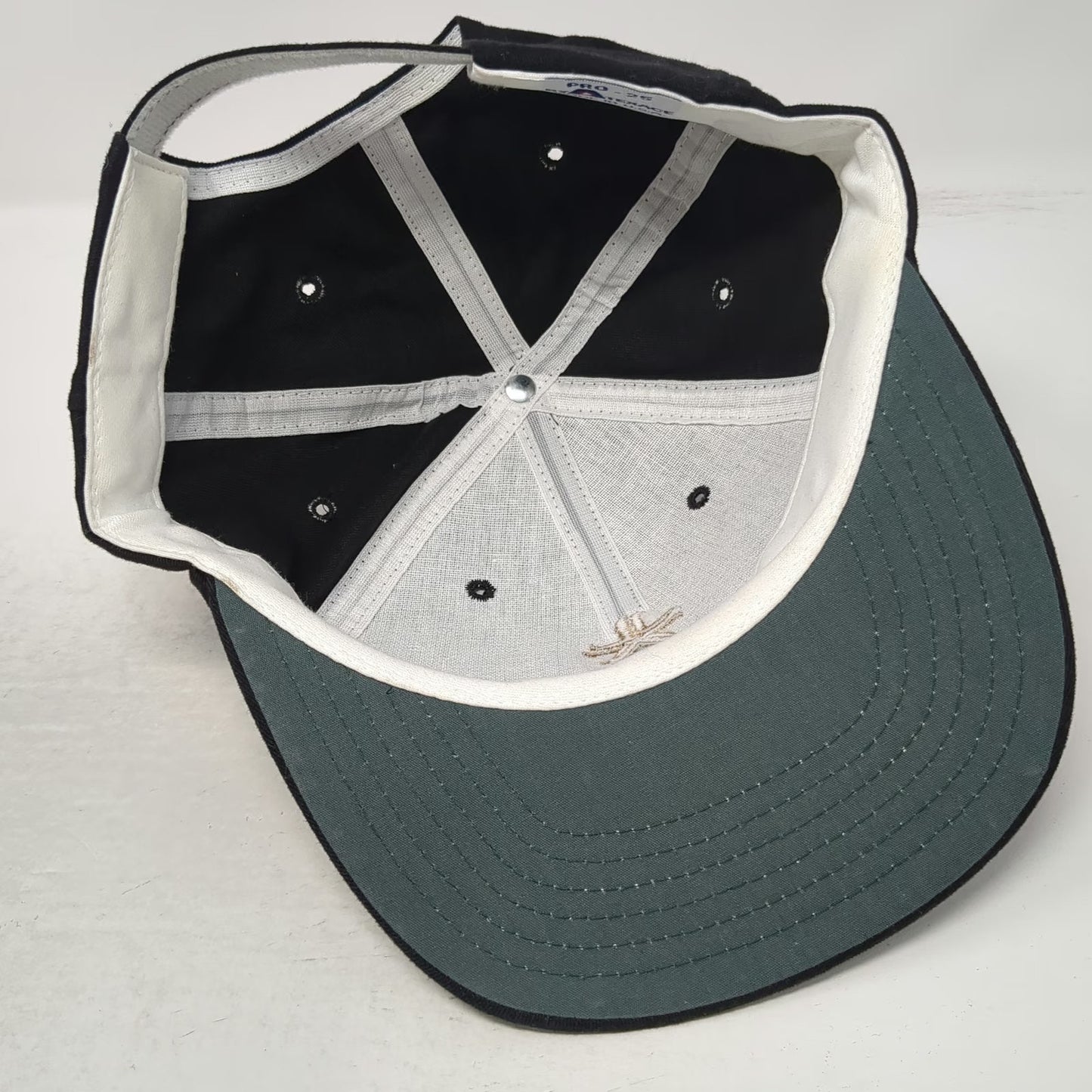 Texace Valero Energy Logo Baseball Cap Black Vintage Strapback Made in USA Hat