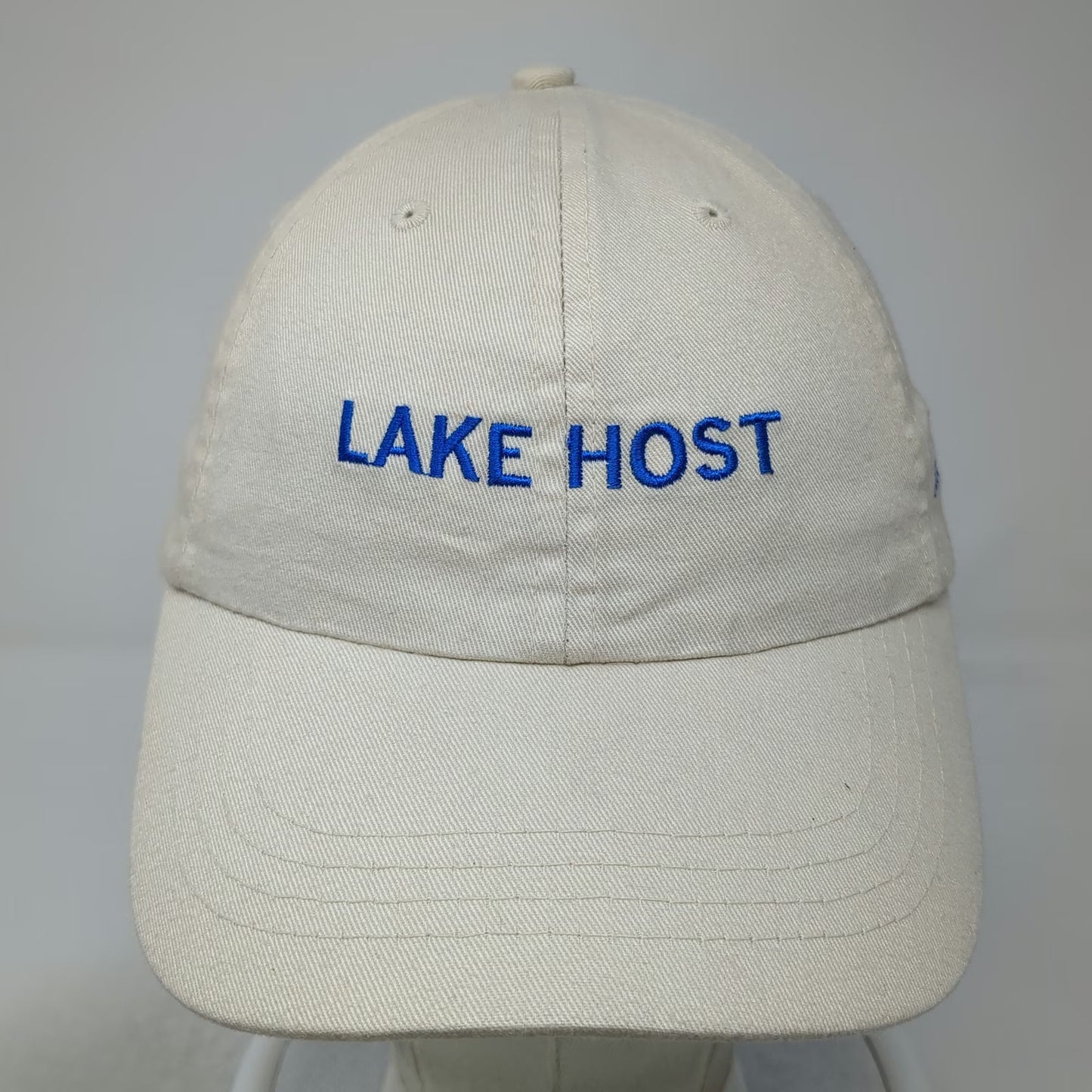 NH Lakes Association Lake Host Baseball Cap Beige One Size Adjustable Cotton Hat