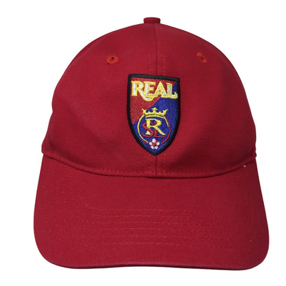 Real Salt Lake Fitted Hat Red XL Embroidered Unifit By Fahrenheit