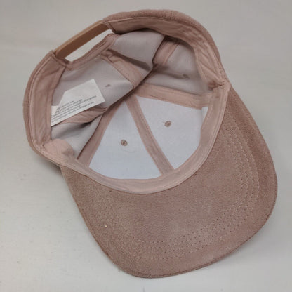 Rainbow Snapback Hat Pink One Size Adjustable Patch Pearls 6 Panel Polyester