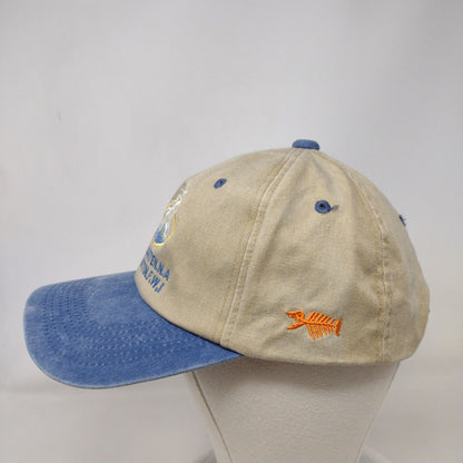 St. Maarten Strapback Hat Multi One Size Embroidered Colorblock 6 Panel