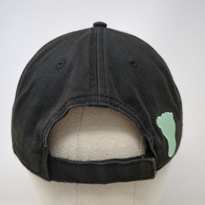 5 Panel Hat Black Green One Size Bigfoot Sasquatch Forest Funny Slogan Strapback