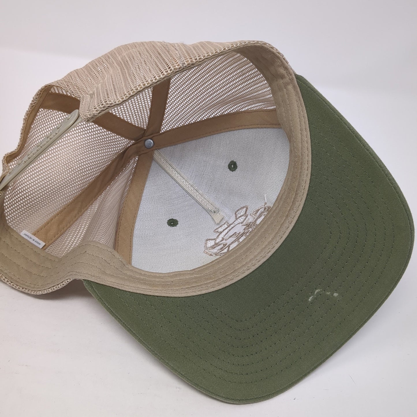 ALTCI Logo Snapback Trucker Hat Green One Size Mesh Back Richardson
