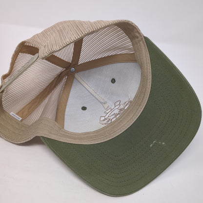 ALTCI Logo Snapback Trucker Hat Green One Size Mesh Back Richardson