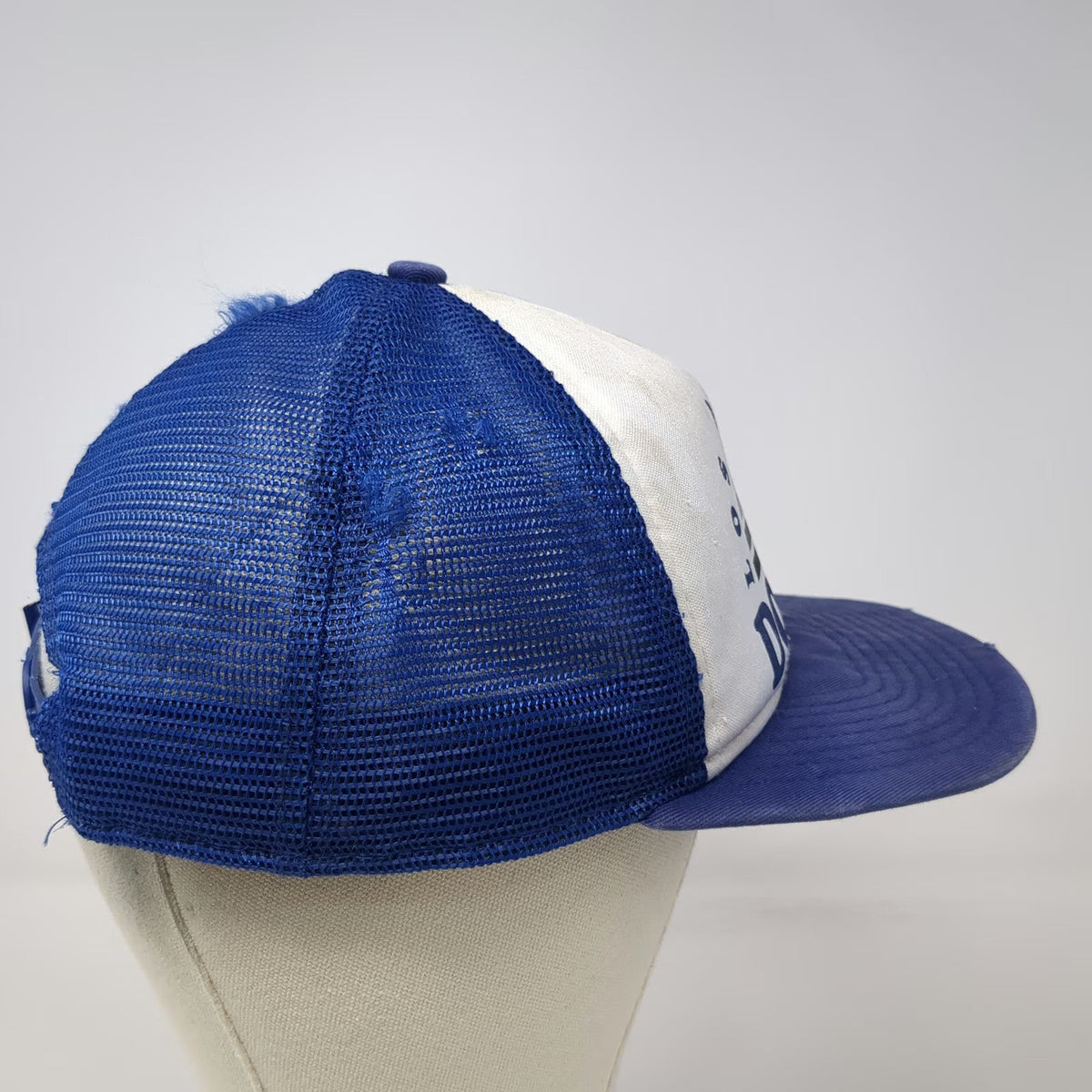New Era MLB Los Angeles Dodgers Blue Trucker Hat One Size Snapback Mesh Graphic