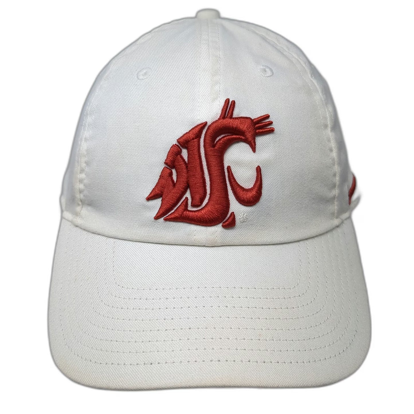 Washington State Cougars NCAA Nike Cap White One Size Dri-FIT Strapback Hat Logo