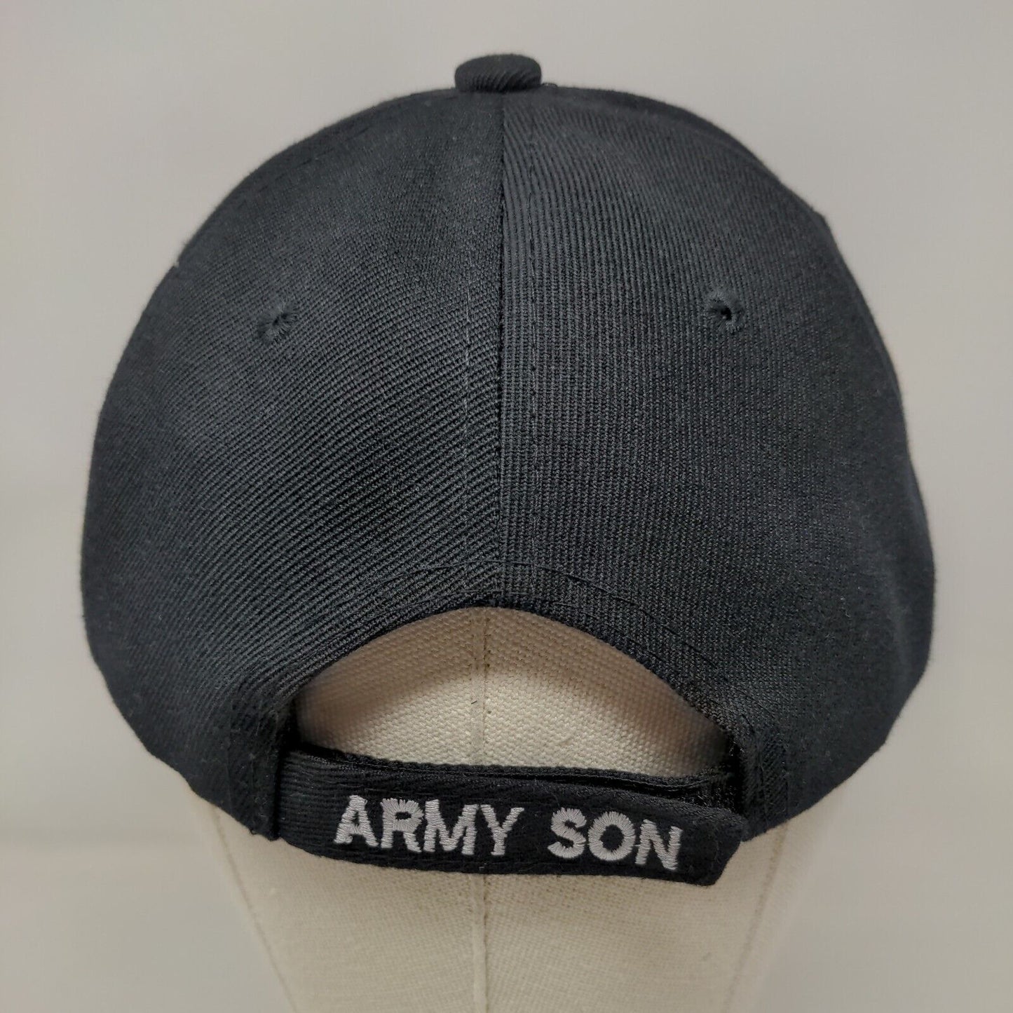 Proud To Have A Army Son Strapback Hat Black OSFA Embroidered 6 Panel Cursedi