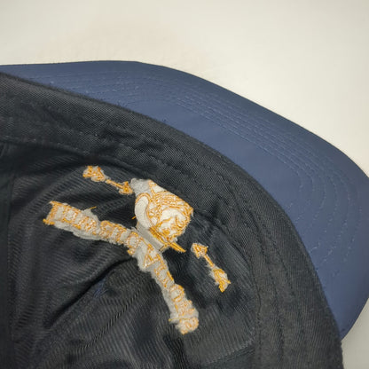 Inward Arrows Western Company 5 Panel Hat Blue OSFM Cowboy Gold Logo Snapback
