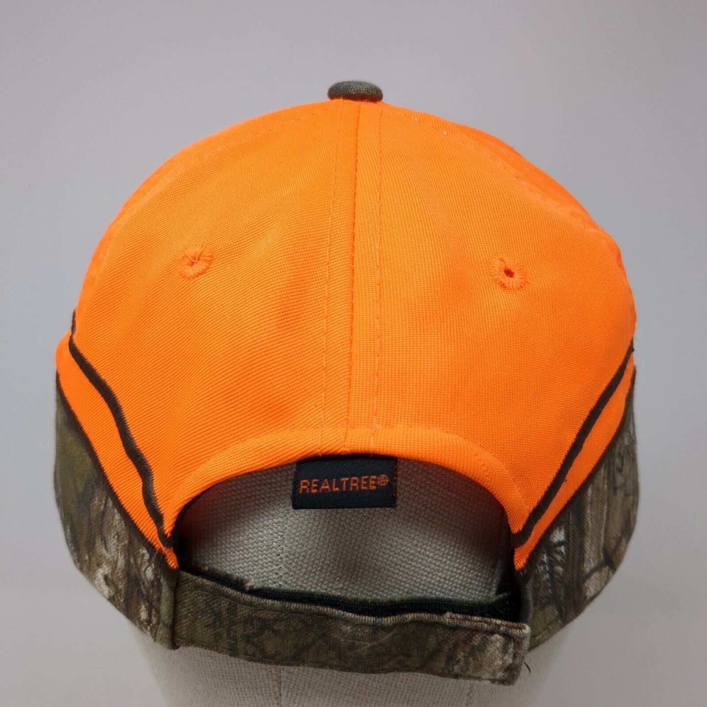EV Downhole Video Strapback Hat Orange One Size Realtree Outdoor Cap