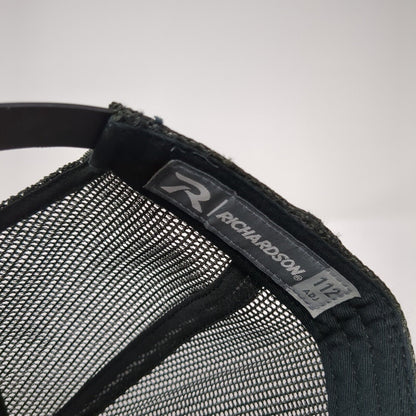 Grizzly Motorsports Snapback Mesh Back Trucker Hat Gray One Size 6 Panel