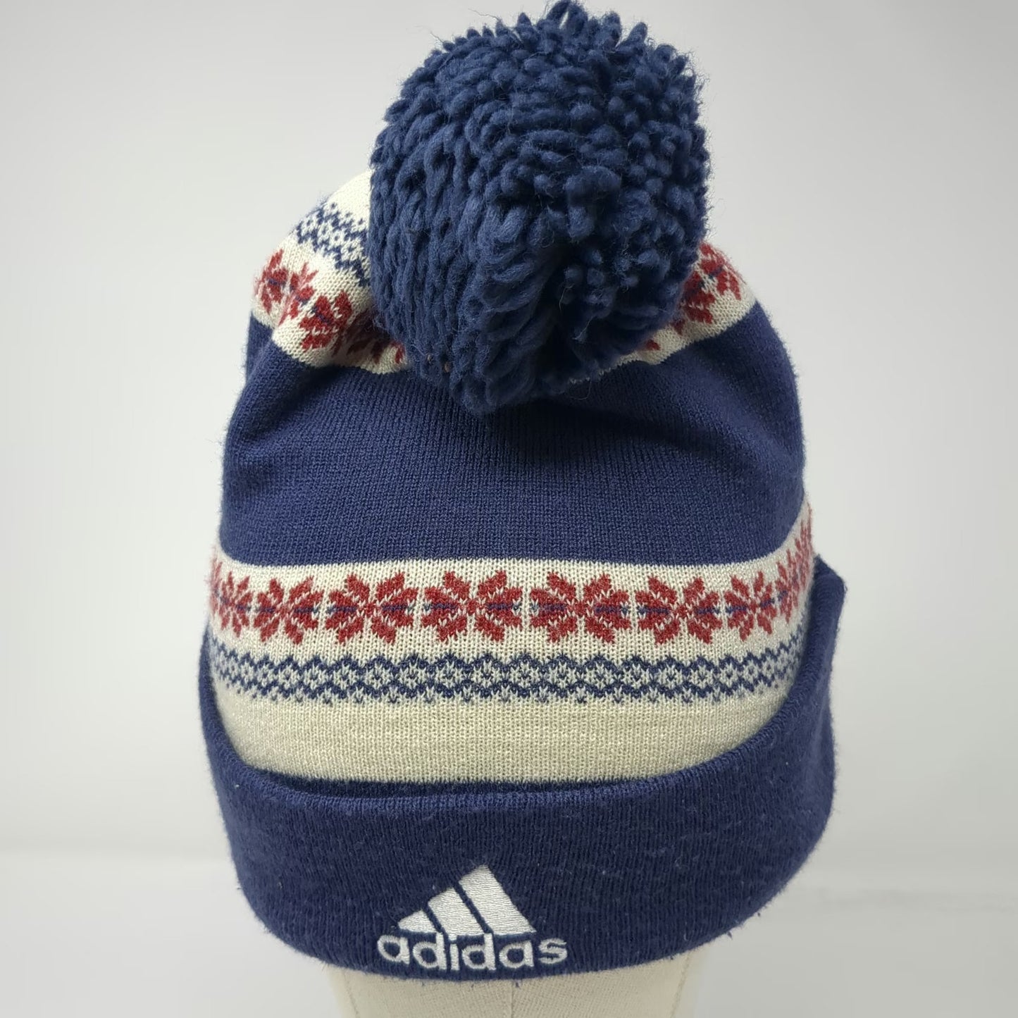 Cleveland Cavaliers NBA adidas Beanie Blue Yellow Red White One Size Pom Hat