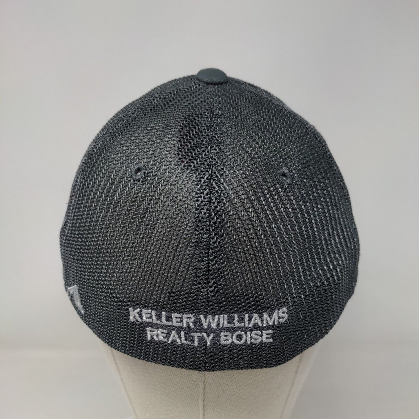Front Porch Properties Fitted Trucker Hat Gray L/XL Mesh Back 6 Panel
