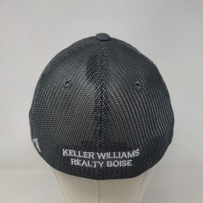 Front Porch Properties Fitted Trucker Hat Gray L/XL Mesh Back 6 Panel