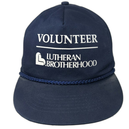 Loving & Associates 5 Panel Blue One Size Volunteer Lutheran Brotherhood Hat