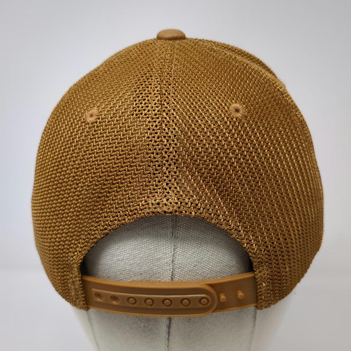 Carhartt Trucker Hat Brown One Size Boise Co-op Market Mesh Snapback Logo 1973