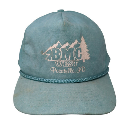 BMC West Pocatello ID Snapback Rope Hat Blue One Size Adjustable Cobra