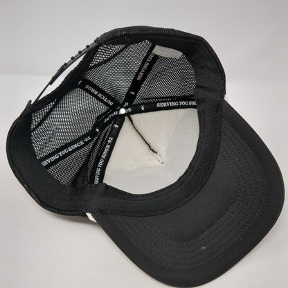 Drink More Coffee Snapack Rope Trucker Hat Black One Size Mesh Back