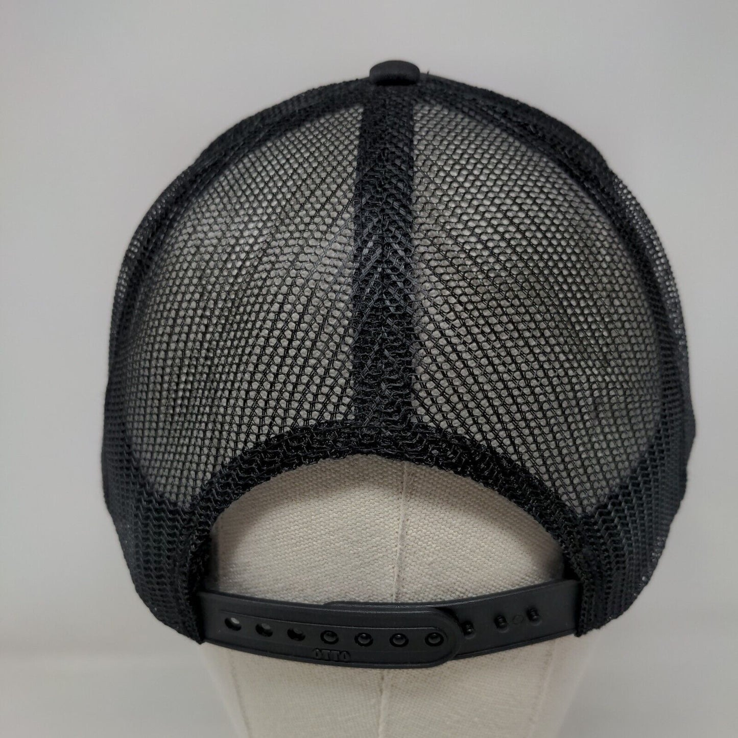 Cocktail Captain Snapback Trucker Hat Black OSFM Adjustable 6 Panel Rope Otto