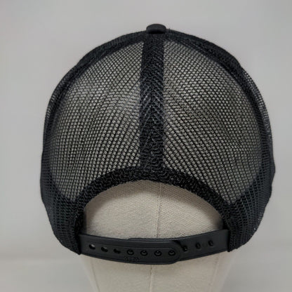 Cocktail Captain Snapback Trucker Hat Black OSFM Adjustable 6 Panel Rope Otto