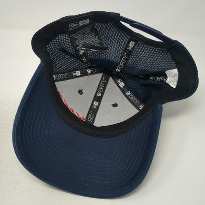 New Era Trucker Hat Blue One Size YMC Inc Mechanical Contractor Mesh Snapback