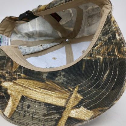 Kati Graybar Camo Baseball Cap Green One Size Slideback Buckle Embroidery Hat