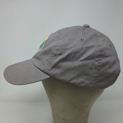 Unbranded Men's Slideback Hat Gray Adjustable Embroidered Together Logo Cotton